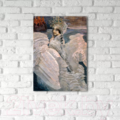 Картина на стекле Stamprint Царевна-лебедь М.А. Врубель PT021 (70x50)