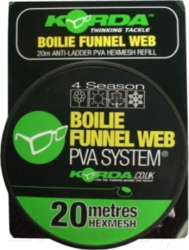 Сетка для прикормки Korda Boilie Funnel Web Hexmesh / KBHR20