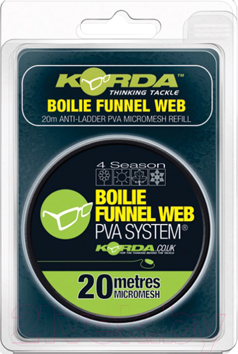 Сетка для прикормки Korda Boilie Funnel Web Micromesh / KBMR20