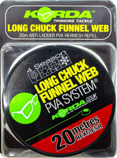 Сетка для прикормки Korda Longchuck Funnel Web Hexmesh / KLCH20