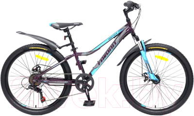 Детский велосипед FAVORIT Buffalo-24MDS / BUF24MD12BL