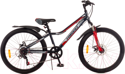 Детский велосипед FAVORIT Buffalo-24MDS / BUF24MD12RD