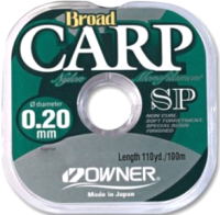 Леска монофильная Owner Broad Carp SP Brown 100м 0.3мм 6.7кг / 56022-030 - 