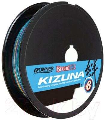 Леска плетеная Owner Kizuna X8 Broad PE Multi Color 10м 150м 0.21мм 15.3кг 56119-021