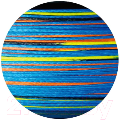 Леска плетеная Owner Kizuna X8 Broad PE Multi Color 10м 300м 0.17мм 9.2кг / 56122-017