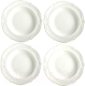 Набор тарелок Gien Rocaille Blanc 1800B4AY14 (4шт) -