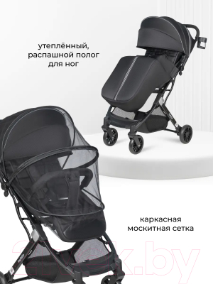 Детская прогулочная коляска Farfello Comfy Go Comfort / CG-001 (черный)