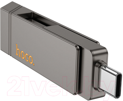 Usb flash накопитель Hoco UD15 USB3.2 32Gb (металлик)