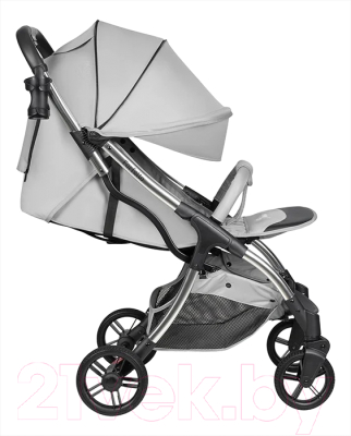 Детская прогулочная коляска Farfello Sunrise / FS-003 (серый/серебристый)