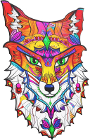 Пазл Sima-Land Mysterious Fox / 9375728 (139эл) - 