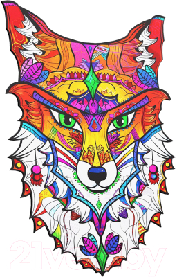 Пазл Sima-Land Mysterious Fox / 9375728 (139эл)