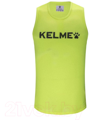 Манишка футбольная Kelme Kids Training Vest / 3893046-933 (р.140, салатовый)