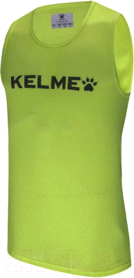 Манишка футбольная Kelme Kids Training Vest / 3893046-933 (р.140, салатовый)