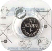 Батарейка Renata SR371/SR920/AG6 1.55V 38mAh 9.5x2.1mm - 