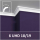 Миниатюра изображения товара Плинтус потолочный SOLID UHD 18/19 (2.4м, белый)