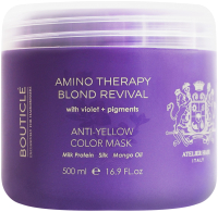 Тонирующая маска для волос Bouticle Anti-Yellow Color Восстанавливающая для осветленных волос (500мл) - 