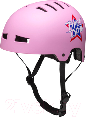 Защитный шлем Ridex Creative с регулировкой (S, розовый)