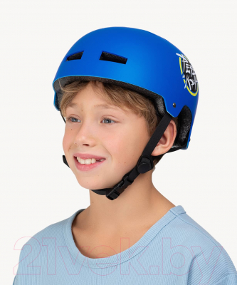 Защитный шлем Ridex Creative с регулировкой (M, синий)