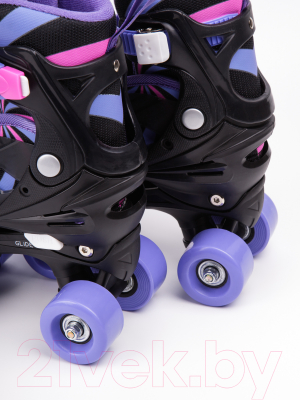 Роликовые коньки Amarobaby Dream / AB23-35DR/092206-30 (р.30-33, черный/фиолетовый/розовый)
