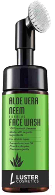 Пенка для умывания Luster Aloe Vera & Neem Foaming Face Wash С экстрактами Алоэ Вера (100мл)