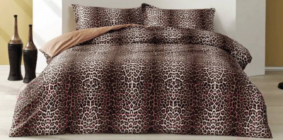 Комплект постельного белья TAC Leopard CK / 60229067 (V51-коричневый)