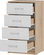 Миниатюра изображения товара Комод BTS Мия КМ-02 (сонома/белый)