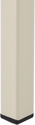 Табурет AMC Comfort 7 Г К3.8 (кожзам серый/коричневый/слоновая кость)