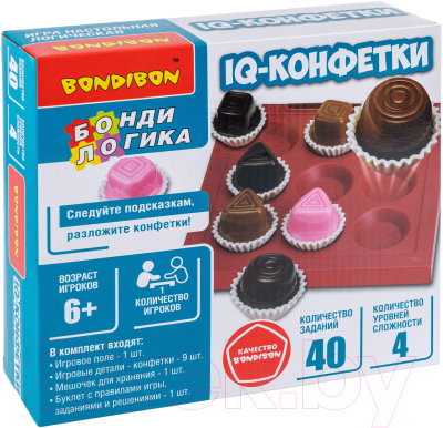 Игра-головоломка Bondibon IQ-Конфетки / ВВ6332