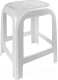 Миниатюра изображения товара Табурет пластиковый DD Style Стиль 06003 (белый)