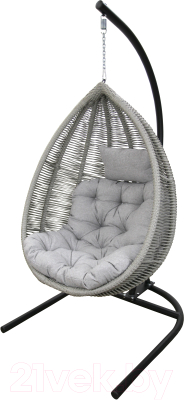 Кресло подвесное Garden Story Ибица / D2709 (черный/серый)