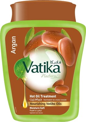 Маска для волос Dabur Vatika Увлажняющая и питательная с маслом Арганы (500г) - 