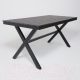 Миниатюра изображения товара Стол садовый AksHome Florence 160x80x77 (сталь черная/черный)