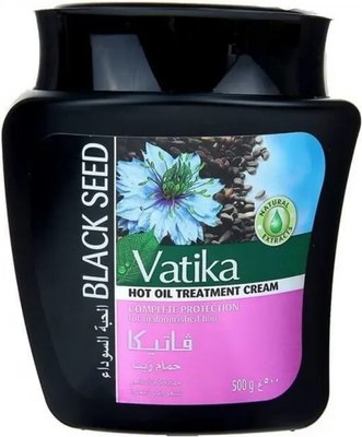 Маска для волос Dabur Vatika с маслом Черного тмина Восстанавливающая (500г)