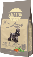 Сухой корм для собак Araton для взрослых собак всех пород с лососем / ART47471 (15кг) - 