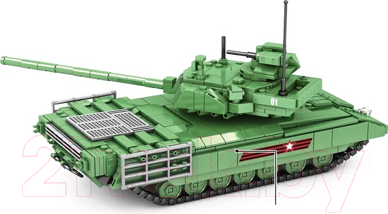 Конструктор Sembo Мотоцикл Танк T-14 Armata 170761