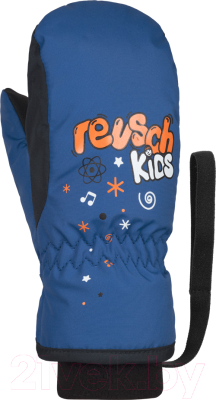 Варежки лыжные Reusch Kids Mitten Dazzling / 4885405-0402 (р-р 0, синий)