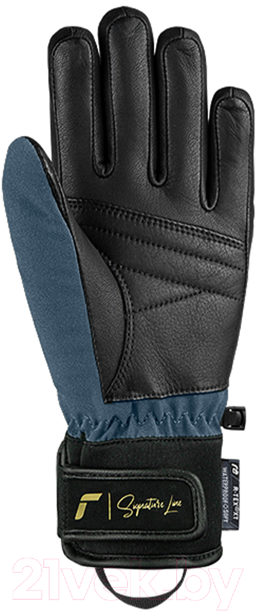 Перчатки лыжные Reusch Petra Vlhova R-Tex Xt / 6331271-7787 (р-р 6.5, Black/Dress Blue) — фото 2