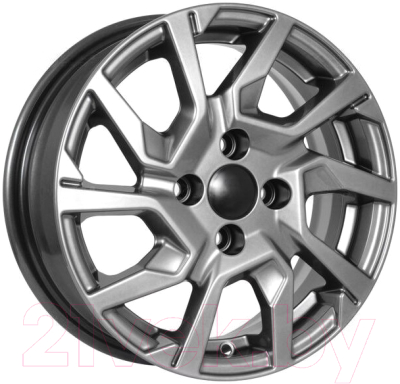 Изображение товара Литой диск KDW KD1420 (КС1090-01) 14x5.5" 4x100мм DIA 54.1мм ET 40мм (Grey Painted)