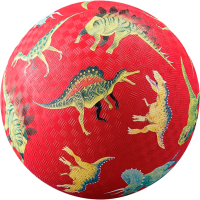 Мяч детский Crocodile Creek Динозавры / 21242 (красный) - 