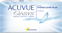 Комплект контактных линз Acuvue Oasys Sph -0.50 R8.4 (6шт) - 