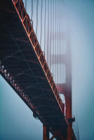 Картина на стекле Stamprint Мост в тумане 2 ST039 (120x80) - 