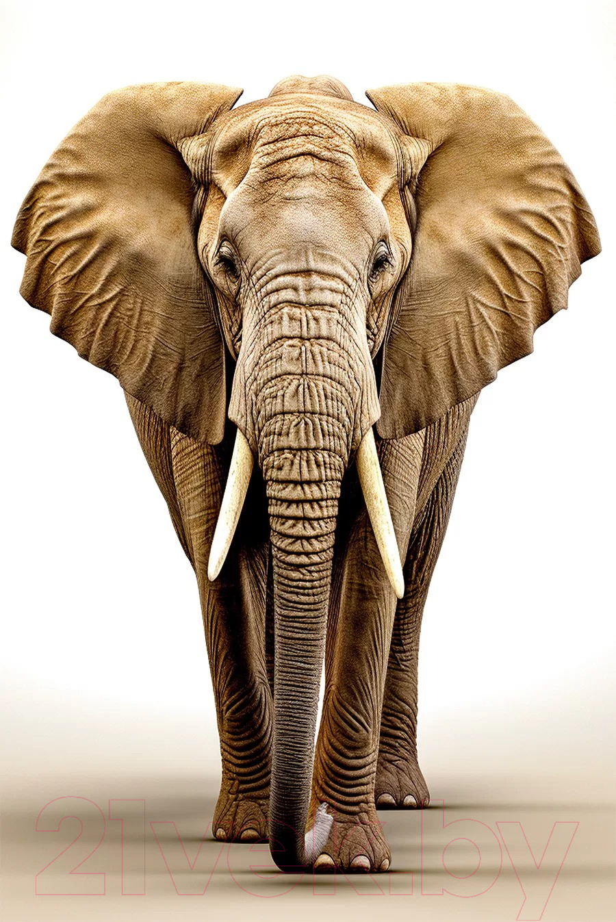 Картина на стекле Stamprint Песчаный слон AN017