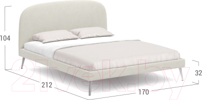 Двуспальная кровать Moon Family 1234 / MF007502