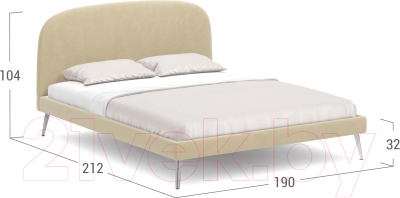 Двуспальная кровать Moon Family 1234 / MF007451