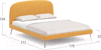 Двуспальная кровать Moon Family 1234 / MF007469