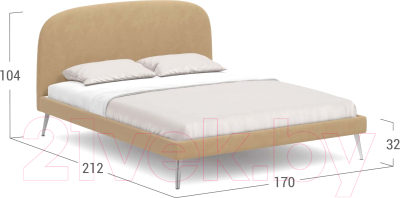 Двуспальная кровать Moon Family 1234 / MF007454