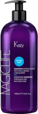 Шампунь для волос Kezy Enrgizing Shampoo For Blond And Bleached Hair Укрепляющий (1л)