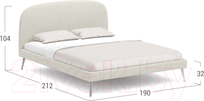 Двуспальная кровать Moon Family 1234 / MF007503