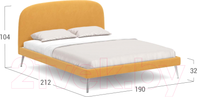 Двуспальная кровать Moon Family 1234 / MF007470