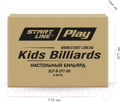 Настольный бильярд Start Line Kids Billiards SLP-B-2FT-KB
